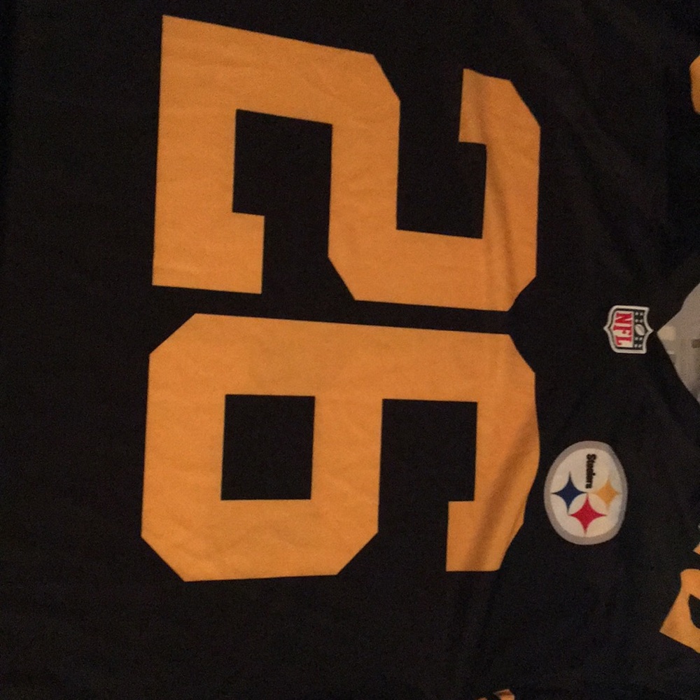 Pittsburgh Steelers color rush jersey Levon Bell